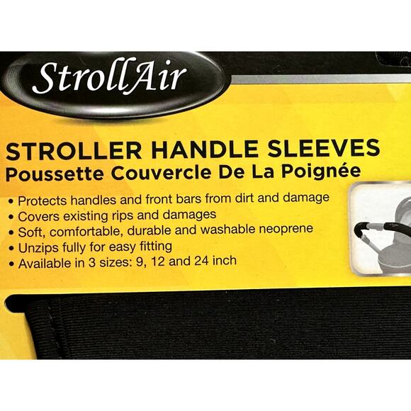 Bulk Bundle of 10 StrollAir Set of two 9 Stroller Handle Sleeves Grip Bar Covers - Picture 6 of 6